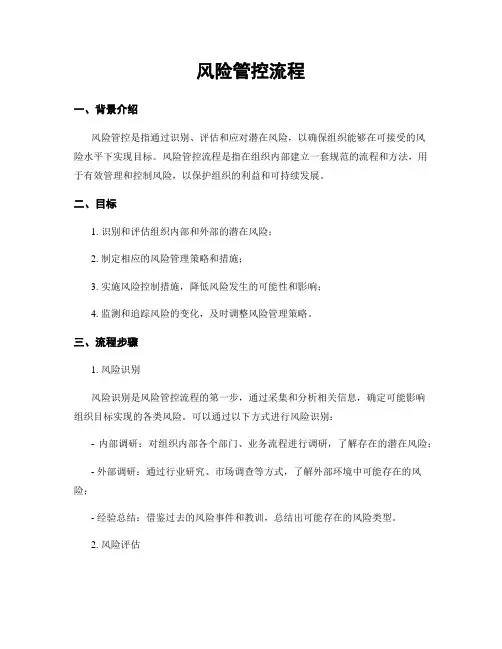 风险管控流程