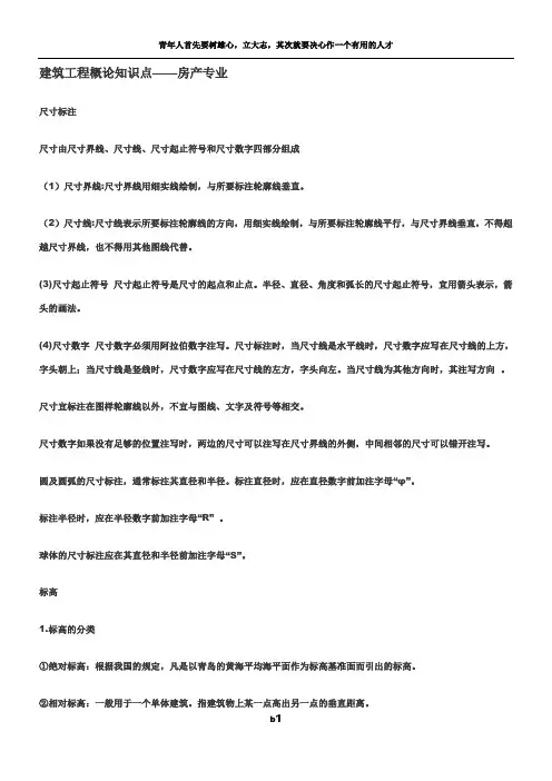 建筑工程概论知识点