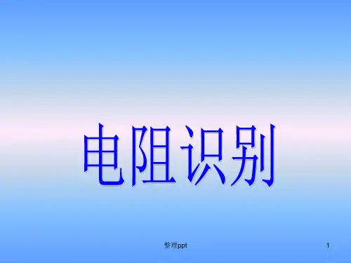 《电阻元件识别》PPT课件