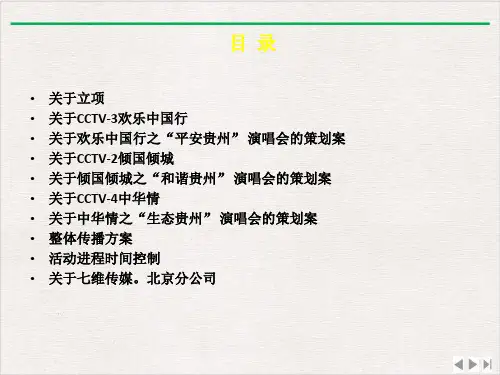 魅力新贵州策划演示PPT精选