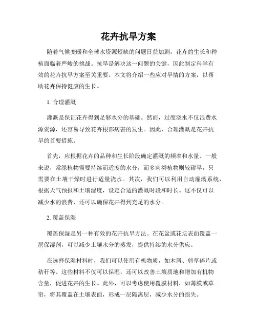 花卉抗旱方案