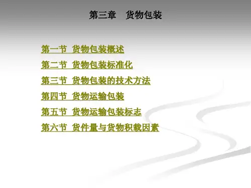 货物包装