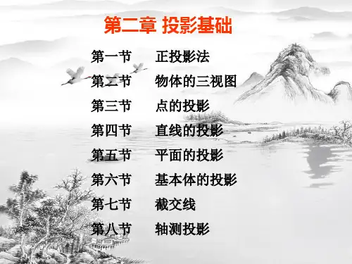 第二章-投影基础ppt课件(全)
