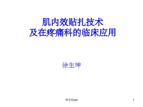《肌内效贴扎技术》