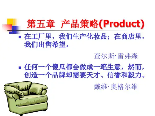 产品策略前PPT课件
