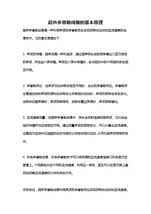 超声多普勒成像的基本原理