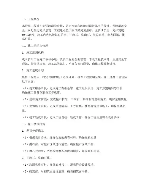 护岸施工专项方案