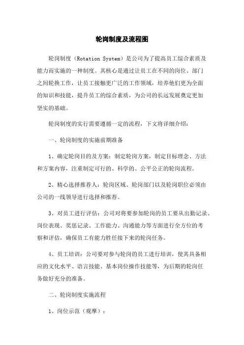 轮岗制度及流程图