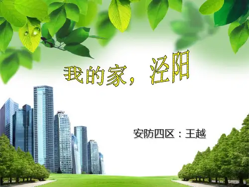 我的家乡,泾阳