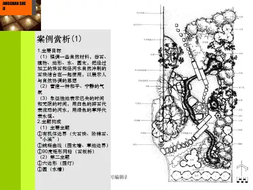 园林景观庭院设计案例PPT课件