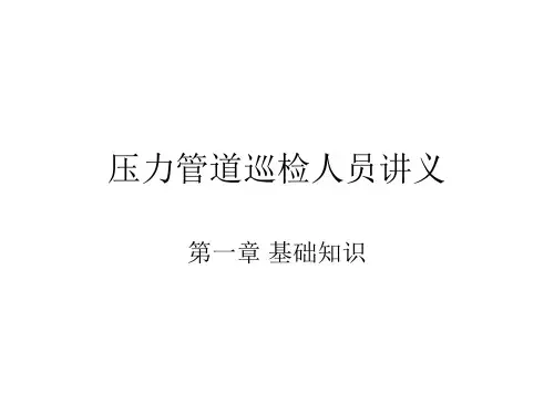 压力管道巡检人员