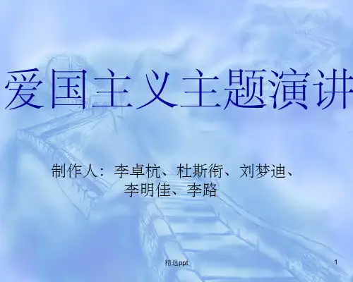 《爱国主义思修》PPT课件