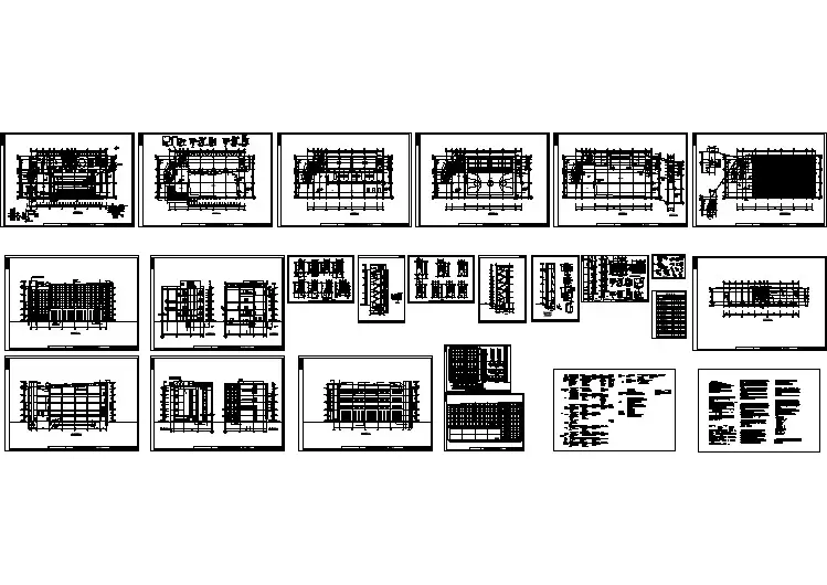 某地区体育馆建筑全套图（含设计说明）
