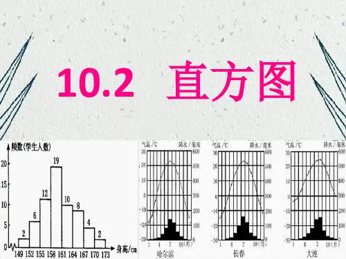 人教版初中数学七年级下册10.2直方图课件(共17张PPT)