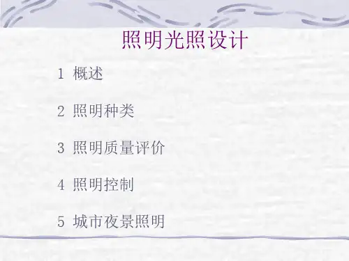 灯光照明设计(含国家设计执行标准)