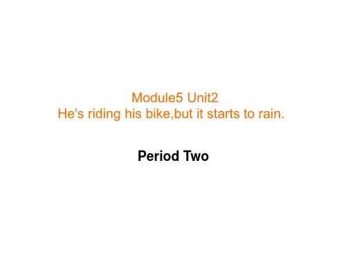 【精品】Moudle5 Unit2period2(课件)外研社(三起)-六年级英语下