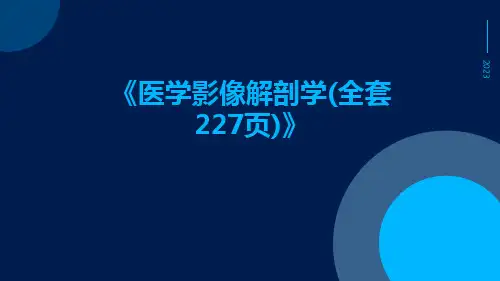 医学影像解剖学(全套227页)