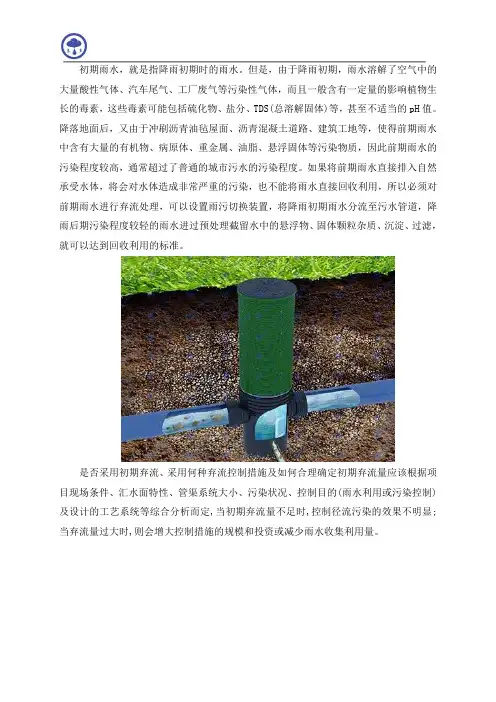 31雨水弃流过滤装置