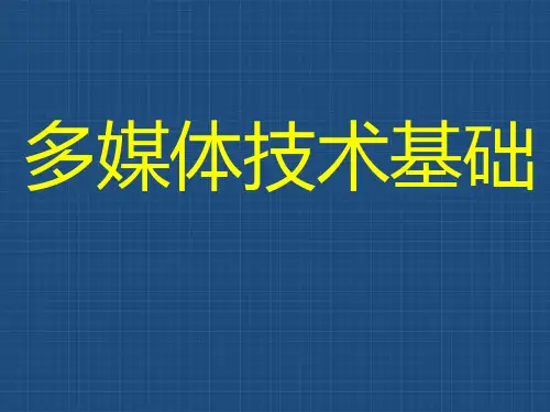多媒体技术基础.pptx