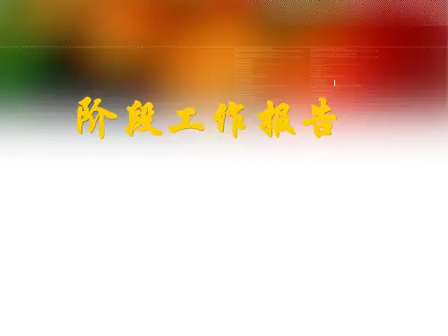 第一次组会汇报(上传)ppt