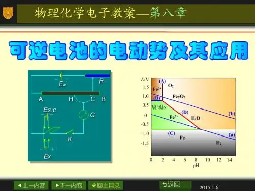 08章_可逆电池的电动势及其应用