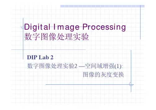 图像的基本灰度变换