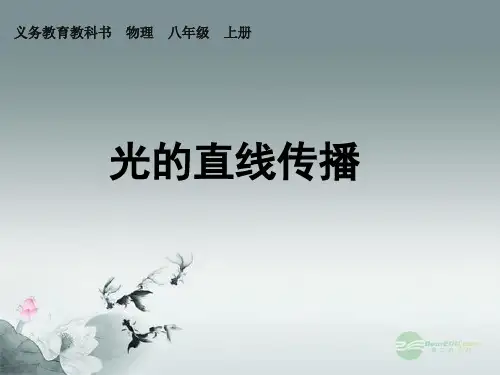 人教版八年级物理上册-41-光的直线传播-新人教版精品PPT课件