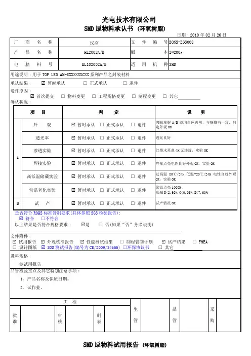 胶水承认书