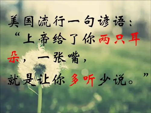《你一定会听见的》PPT(自创)