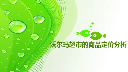 沃尔玛商品定价分析.docx修改版