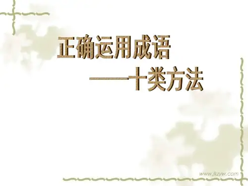 中考专项复习——成语的运用