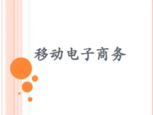 移动电子商务(5)