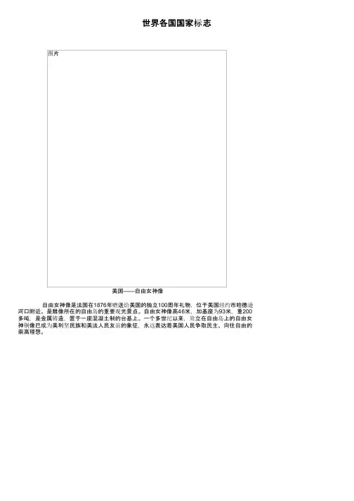 世界各国国家标志