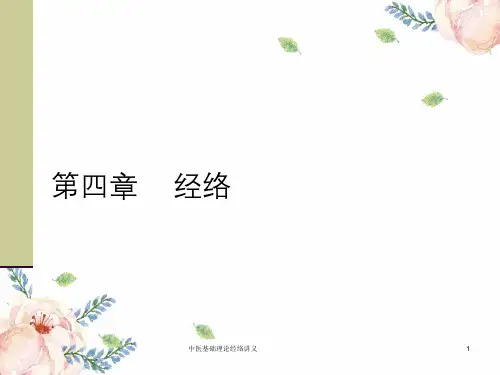 中医基础理论经络讲义