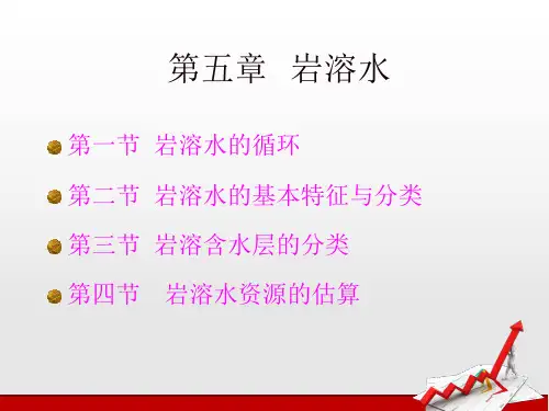 岩溶水的特征