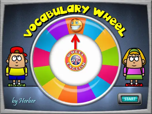 2024年英语课堂游戏PPT课件vocabulary-wheel_teacher_switcher