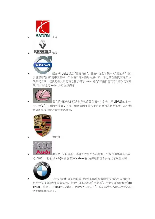 车标大全