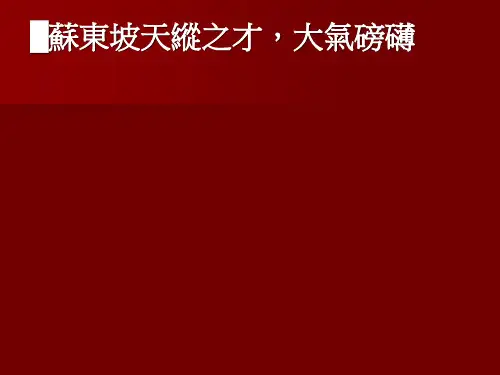东坡眼中易中天解析东坡易传思想体系