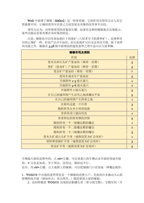 《英雄无敌3之神智苏醒》刷秘银大法
