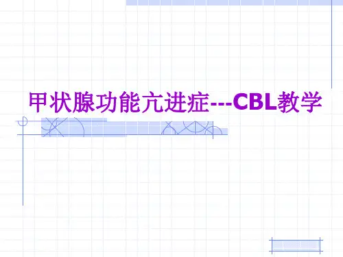 甲状腺功能亢进症---CBL教学课件
