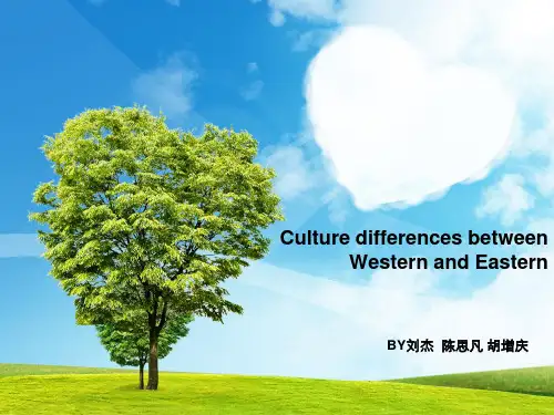 中外文化差异PPT