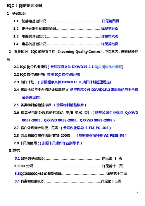IQC培训资料