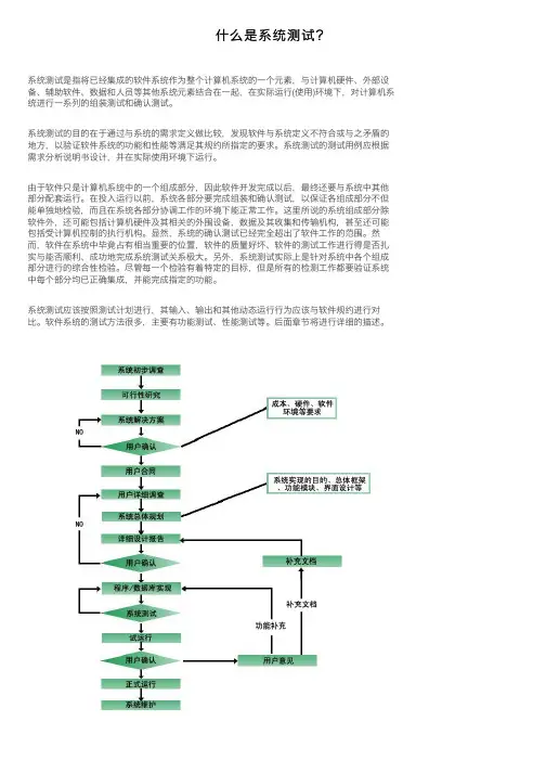 什么是系统测试？
