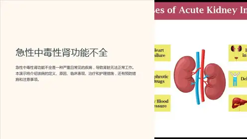 急性中毒性肾功能不全