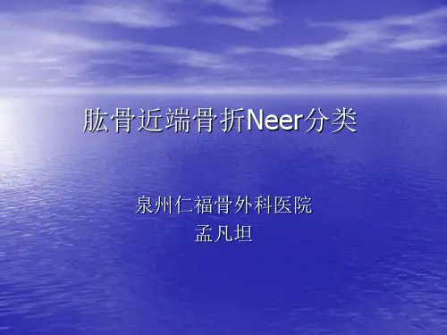 肱骨近端骨折Neer分