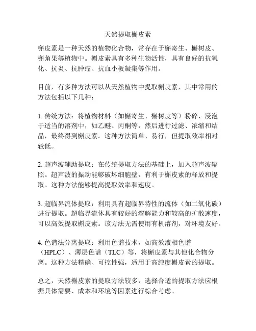 天然提取槲皮素