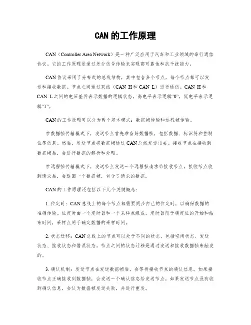 CAN的工作原理