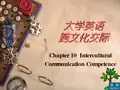 大学英语跨文化交际chapter10  Intercultural Communication Competence