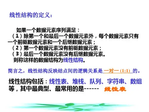 数据结构 线性表精选.ppt