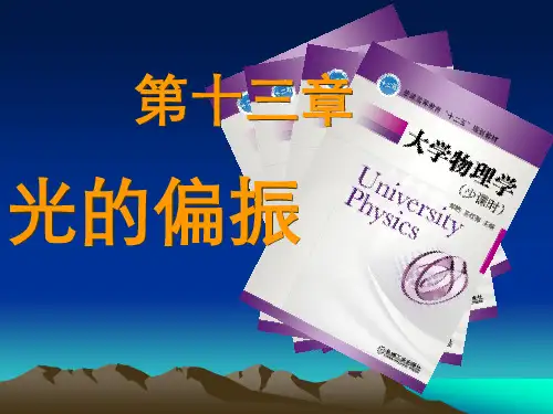 光的偏振ppt课件
